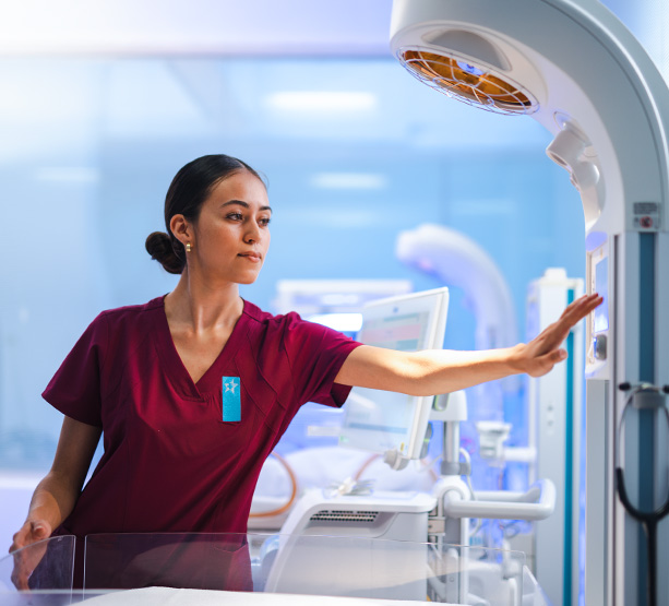 Equipo médico en hospital